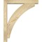 Ekena Millwork Thorton Block Rough Sawn Bracket w/ Offset Brace, Douglas Fir, 4"W x 20"D x 24"H BKT0402X20X24THR05RDF - alternate 2